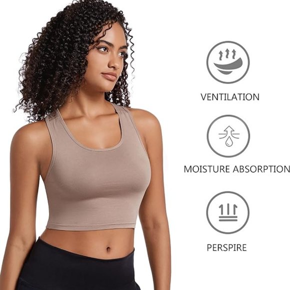 KKP Soft Brown Crop Top Tank Top NEW!!! - Picture 4 of 11